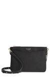 Kate Spade Margaux Medium Convertible Crossbody Bag In Black