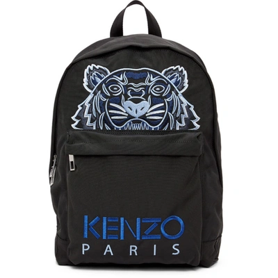 Kenzo Black Kampus Tiger Backpack