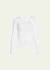 Hanro Soft Touch Long Sleeve Shirt White