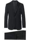 Versace Modern-fit Classic Wool Suit In Black