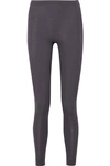 Hanro Silk And Cashmere-blend Jersey Leggings In Charcoal