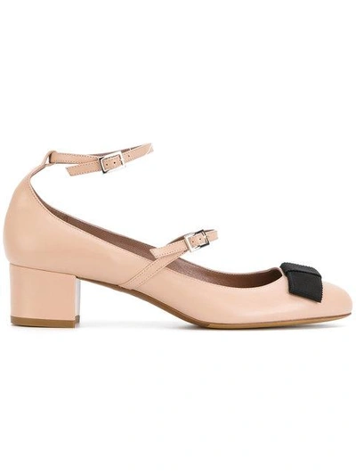 Tabitha Simmons Strappy Bow Feature Pumps