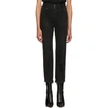 Vetements Reworked Straight-leg Cropped Jeans In Black