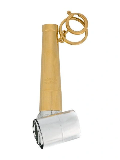 Sophie Hulme Trumpet Party Charm Keyring