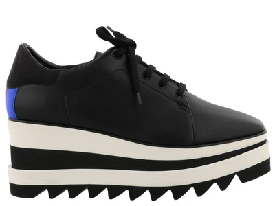 Stella Mccartney Sneak-elyse Laced Up Shoe In Blk-extra Blk-rbrrb