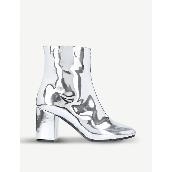 balenciaga silver boots