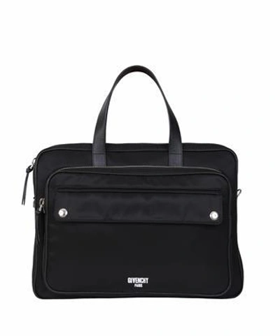 Givenchy Nylon Laptop Bag In Nero