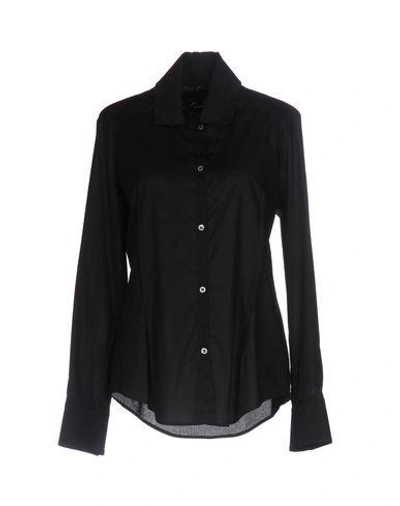 Vivienne Westwood Anglomania Solid Color Shirts & Blouses In Black