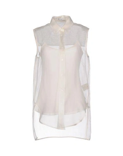 Acne Studios Silk Shirts & Blouses In White