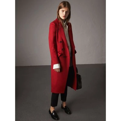 Wool cashmere tailored coat hot sale burberry