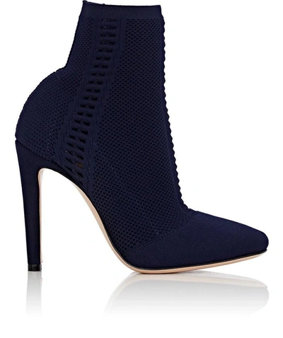 Gianvito Rossi Vires Ankle Booties In Poseidon