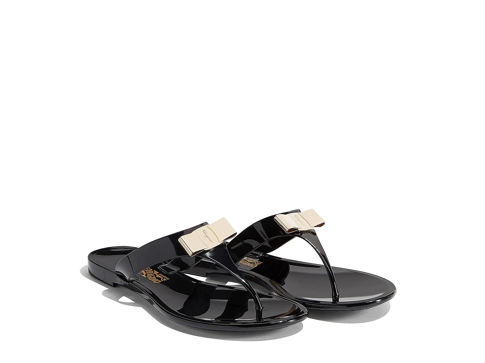 salvatore ferragamo jelly sandals