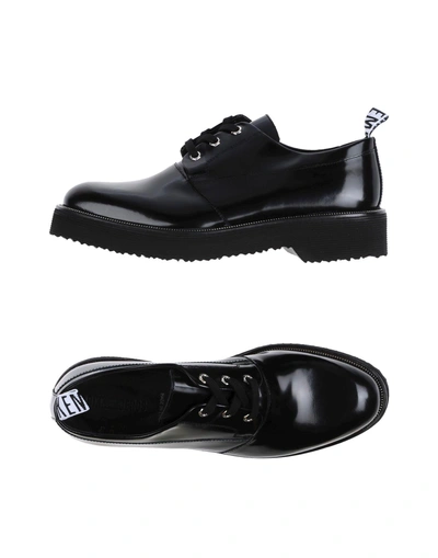 Bikkembergs Lace-up Shoe In Black