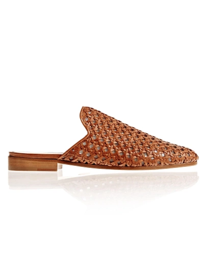 Brother Vellies Whiskey Woven Slide