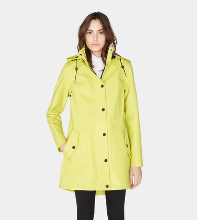 Ugg Weather-ready Rain Jacket In Neon Lime