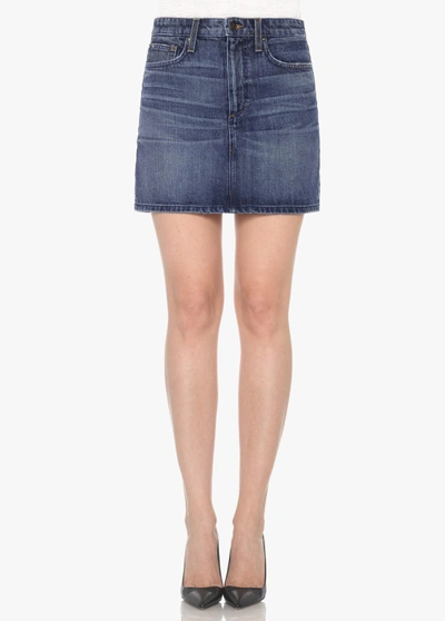 Joe's Jeans Crescendo Denim Mini Skirt, Antonia