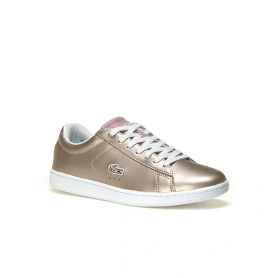 Lacoste Women's Carnaby Evo Metallic Sneakers - Rose Gold | ModeSens