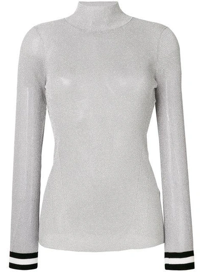 Rag & Bone /jean Roll Neck Top - Grey In Grey