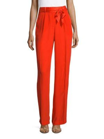 Equipment Arwen Silk Trousers In Sunfire