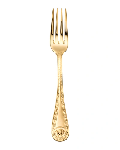 Versace Medusa Gold-plated Salad/dessert Fork