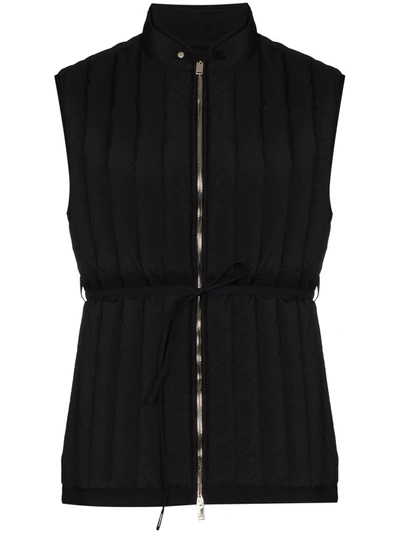 Craig Green Sleeveless Down-filled Quilted Vest In Black
