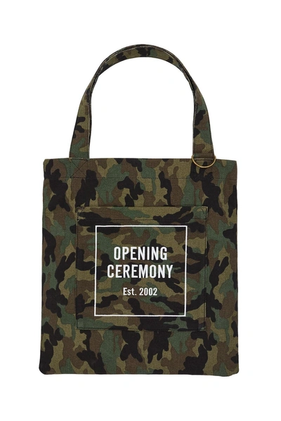 Opening Ceremony Camo Tote Bag