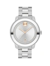Movado Bold Verso Stainless Steel Bracelet Watch In Silver