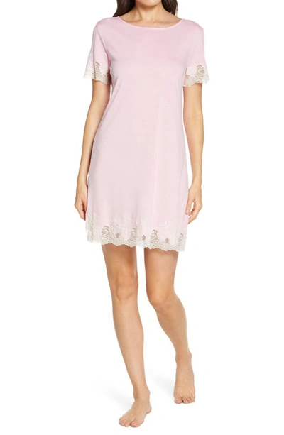 Natori Luxe Shangri-la Sleep Shirt In Hrw