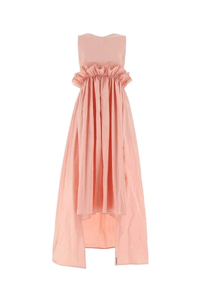 Red Valentino Redvalentino The Black Tag Taffeta Dress In Pink