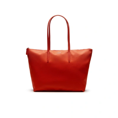 Lacoste Women's L.12.12 Concept Zip Tote Bag - Cherry Tomato