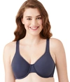 Wacoal Women's High Standards Underwire Bra 855352 In Ombre Blue