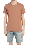 Allsaints Slim Fit Crewneck T-shirt In Sandstone Pink