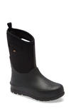 Bogs Kids' Neo-classic Insulated Waterproof Boot In Black/ Black