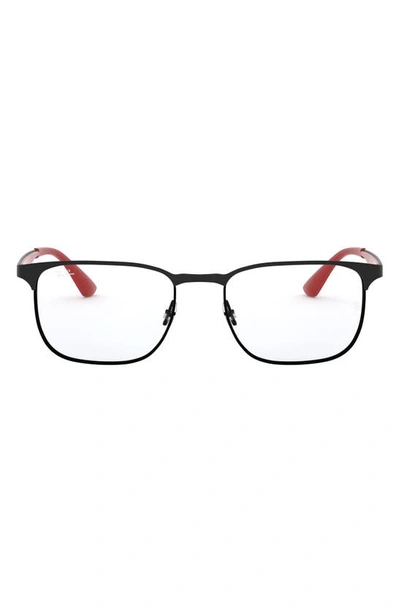 Ray Ban 54mm Optical Glasses In Matte Black