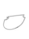 Monica Vinader Sterling Silver Signature Slim Bangle