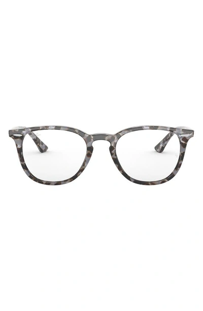 Ray Ban 50mm Optical Glasses In Shiny Havana