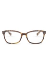 Ray Ban 52mm Square Optical Glasses In Havana