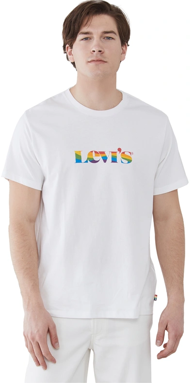 Levi's Pride Community Rainbow Modern Vintage Logo T-shirt In White |  ModeSens