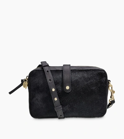 Ugg Olive Crossbody Cow Hair In Black