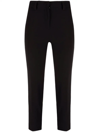 Blanca Vita Peonia Cigarette Trousers In Black