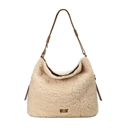 Ugg Quinn Hobo Sheepskin In Natural