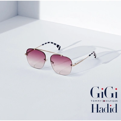 Tommy Hilfiger Aviator Sunglasses Gigi Hadid