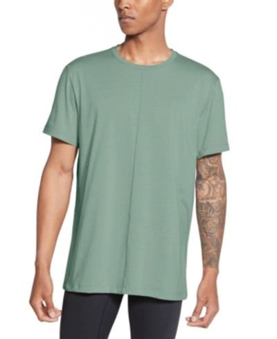 Nike Men's Dri-fit Yoga T-shirt In Green | ModeSens