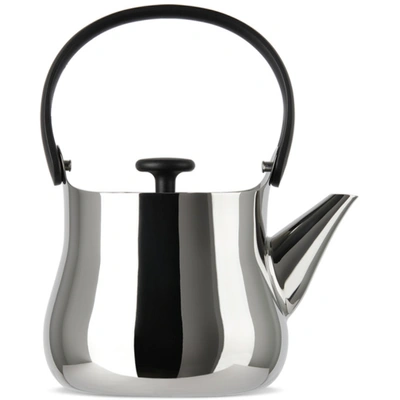 Alessi Silver Cha Tea Pot In Stainless Steel