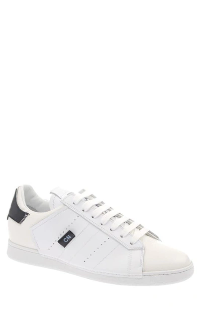 Costume National Men's Logo Leather Trainers - White - Size 7