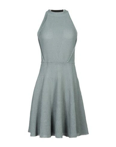 Emporio Armani Short Dresses In Grey