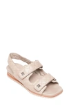 Bernardo Carlita Quilted Leather Slingback Sandal In Clay Glove