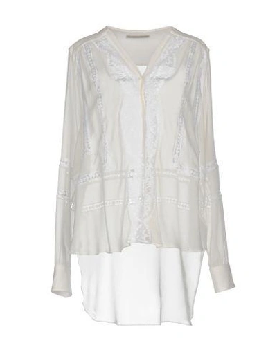 Ermanno Scervino Lace Shirts & Blouses In White
