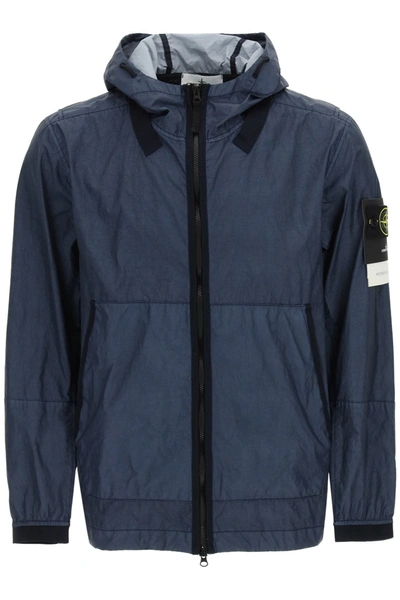 Stone Island 3l Tc Membrane Jacket In Blue