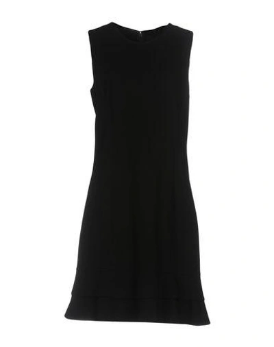 Diane Von Furstenberg Short Dresses In Black